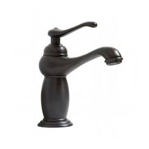 Cyslmuk - Robinet de lavabo en céramique en laiton noir, robinet rétro de lavabo chaud et froid, lavabo de comptoir de salle de bains-robinet lavabo