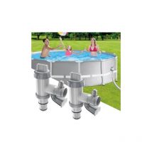 Robinet de piscine Plus pour piscine hors-sol 2 en 1 Valve à piston Pièces de rechange pour piscine hors sol et pompe de