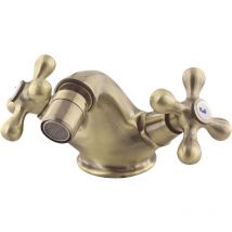 Loge - Robinet Bidet Laiton Manettes Croisillons