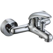 Dp Griferia - Mitigeur monocommande de baignoire série Naranjo 35mm, couleur argentée