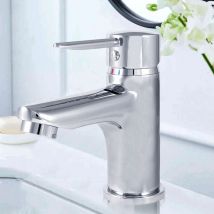 Pro Et Discount - Robinet de salle de bain mitigeur lavabo chromé moderne