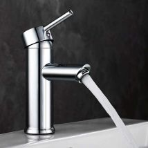 Xidjuikm - Robinet de Salle de Bain, Robinet de Lavabo Moderne de Avec Design En Métal de Qualité Supérieure Et Robinet de Lavabo Réglable Chaud Et