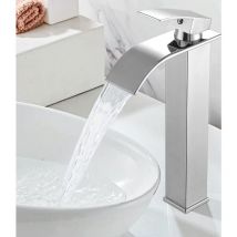 Robinet de salle de bain, robinet de salle de bain, robinet cascade pour salle de bain avec beau design, robinet de baignoire pour eau froide et