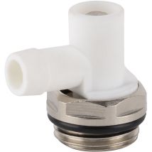 Noyon&thiebault - Robinet de vidange à bec orientable pour radiateur M1/2 Chromé