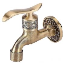 Alovez - Robinet d'évier, robinets de salle de bain, robinet de salle de bain traditionnel en laiton, robinet de robinet vintage, robinet de machine
