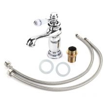 Robinet double vasque chaud et froid (plaqué)