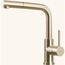 Luisina - Robinet Douchette inox massif pvd doré or clair lena