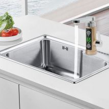Gojoy - Robinet électrique 3000W, robinet de chauffe-eau instantané rotatif à 360° robinet de cuisine Instantané Robinet de chauffage rapide avec