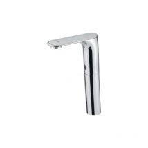 Robinet électronique de lavabo, avec alimentation 230V avec rallonge 150mm série OTTO Idral 500.10-150/R Chromé