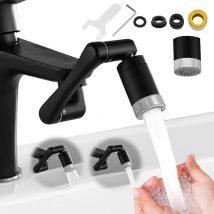 Wasserhahn, Wasserhahnverlängerung, Küchenarmatur-Adapter, Küchenarmatur-Verlängerung, 1440 Grad drehbarer multifunktionaler Verlängerungshahn, 2