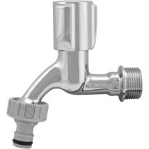 Robinet Extérieur Arrosage du Jardin 1/2 Inch Valve Chromée