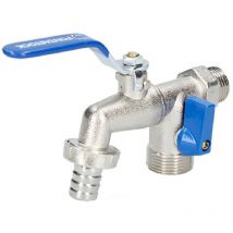 Robinet Fontastock chromé 1/2 x 3/4 x 3/4'.