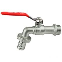 1/2' Robinet Jardin Robinet Levier Type Robinet Rouge avec Bouchon