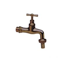 Robinet laiton antique raccord 1/2 m avec raccord de tuyau pour fontaine