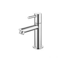 ZVD - Robinet Lavabo Salle de Bain - Eau Froide Uniquement, Surface Chromée en Cuivre Durable