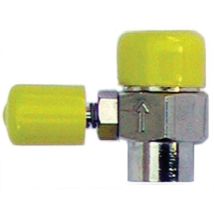 DISTRILABO Manometer-Armatur mit Druckknopf für Gas – weiblich – weiblich 8x13 mm