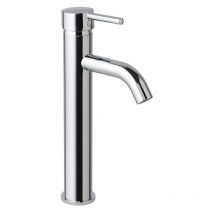 Robinet mélangeur haut chromé pour lavabo