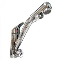 Robinet De Cuisine Mitigeur 3 Voies Dauphin Chromé