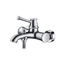 Rue Du Bain - Robinet Mitigeur de Baignoire Mural Rétro - Chromé - Allure