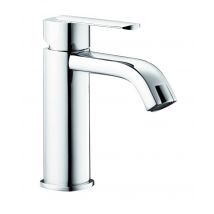 Pro Et Discount - Robinet Mitigeur de lavabo bas en laiton chrome avec vidage pour vasque
