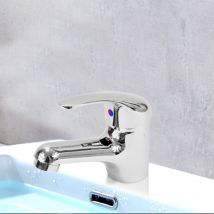 Robinet Mitigeur de lavabo chrome Design cartouche ceramique