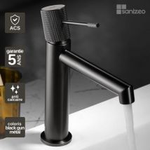 Imex Products - Robinet Mitigeur de Lavabo anti-calcaire Bas Black Gun Métal imex line BDD038-1BGM