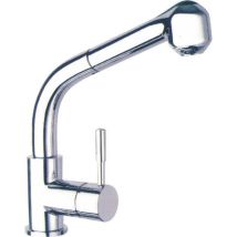 Rubinetterie Associate - Robinet Gemini pour mitigeur lavabo chromA avec bec haut + douchette