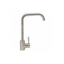 Bagnoclic - Robinet mitigeur en acier inox satiné