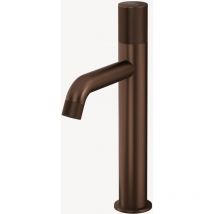 Robinet mitigeur vasque design Or rose brossé sans réglage de débit - Leros