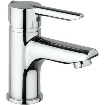 Piralla Rubinetteria - Mitigeur de lavabo en laiton chromé avec levier à manette Piralla Serena 0SE00088A16 Chromé - Vidage automatique 1'1/4