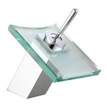 Robinet de lavabo en verre modèle Orquídea