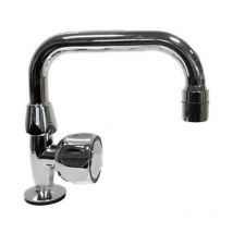 Bagnoclic - Robinet une voie une sortie, haut 15 cm , eau froide