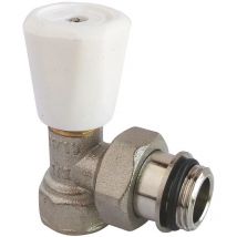 Robinet de radiateur manuel équerre 15/21