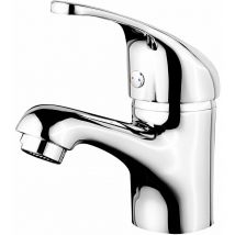 Pro Et Discount - Robinet salle de bain mitigeur de lavabo bas chromé nf vidage inclus