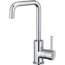 Pro Et Discount - Robinet salle de bain mitigeur de lavabo et vasque haut Chromé vidage push clic clac