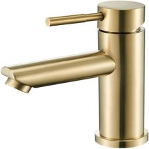 Forehill - Robinet Salle de Bain Mitigeur de Lavabo Robinet de Lavabo à Deux Voies Design Moderne