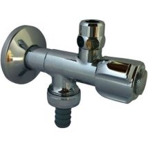 Ayor - Centrale Brico Robinet D'Arrêt, Mâle / Mâle 12 X 17 Mm 12 X 17 Mm