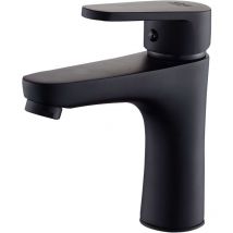 UG - Bidasoa Mitigeur monocommande de lavabo Couleur noire Style moderne Cartouche 25 S/f (aérateur et tuyaux inclus)