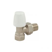 Conecterm France - Robinet simple réglage équerre Mâle Femelle 3/8 (12/17) - Conecterm