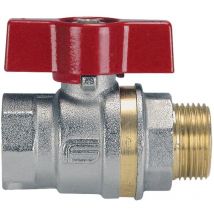 Robinet à sphère en laiton - mâle / femelle - 3/8 pouce Effebi aster - manette papillon