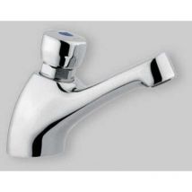 Idral Rubinetteria - Robinet de lavabo temporisé avec bouton poussoir Idral Classic 08010/E Chromé