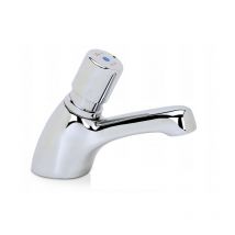 River - Robinet temporisé pour lavabo 115x110 mm en laiton chromé