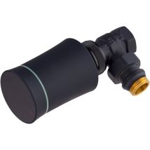 Nt Noyon&thiebault - Robinet thermostatique équerre 1/2' + tête connectée Noyon et Thiebault Noir