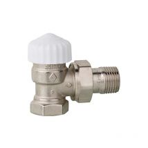Ta Hydronics - Corps thermostatique Heimier Thermo Calypso Exact, equerre, DN10 avec debitmetre