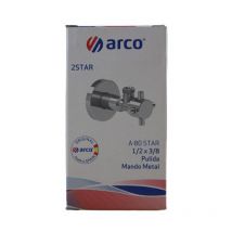 Robinet wc Star Mâle 1/2 (15/21) Mâle 3/8 (12/17) Arco