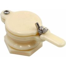 Robinet d'extraction de miel – Valve d'extraction – Apiculture – Plastique ABS – Blanc