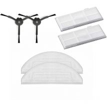 Roborock - Kit di sostituzione per S8/S8+/S8 Pro Ultra/S7/S7 Pro Ultra/S7 MaxV Ultra, accessori 2 filtri, 2 panni e 2 spazzole laterali originali