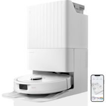 Roborock - Qrevo Pro Robot Aspirapolvere, Mop Autopulente con Acqua Calda, Mop Retrattile, Aspirazione 7000 Pa, Doppio Panno Rotante, Evitamento