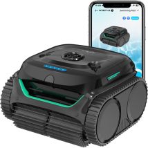 Robot Da Piscina Senza Fili Wybot C2 – Doppia Filtrazione Ultra-fine – Batteria A Lunga Durata – Controllo Con App Smartphone