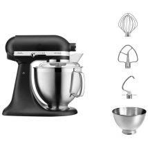 Kitchenaid - Robot culinaire artisan 5KSM185PS 300 w 4,8 l Noir
